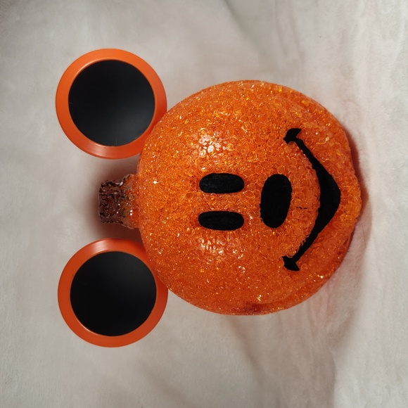 Disney Other - DISNEY VINTAGE, HALLOWEEN MELTED  POPCORN, LIGHTUP MICKEY PUMPKIN HEAD